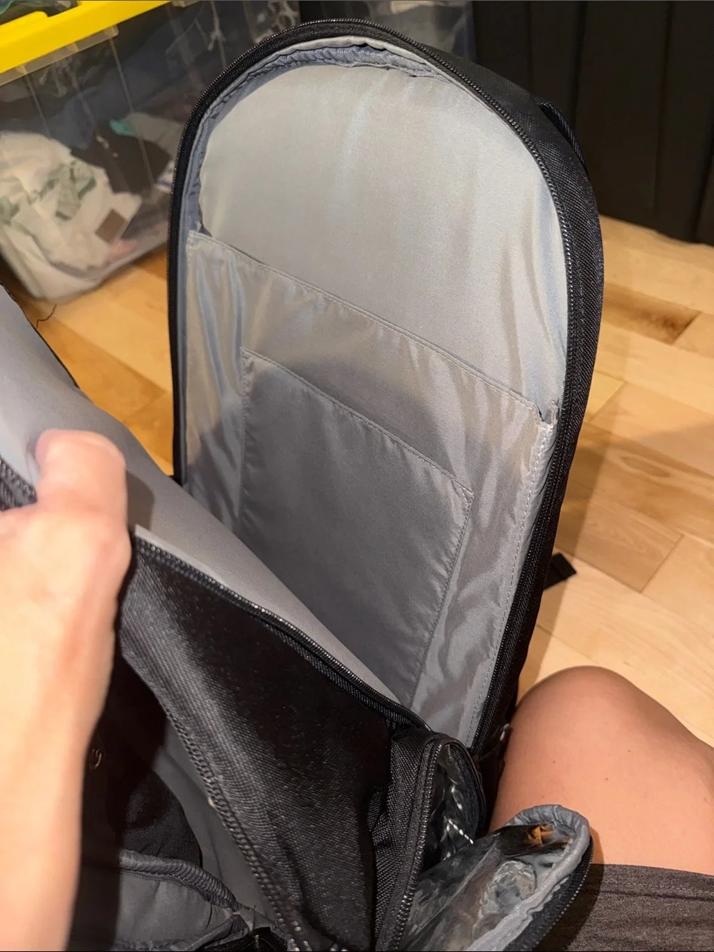 Beijing 2022 Olympic Navy and Black Backpack So much storage! Like new